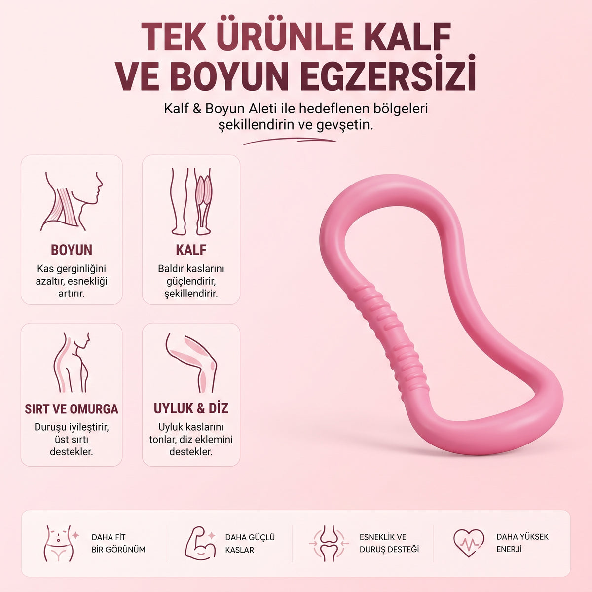 Pilates Egzersiz Halkası | Esneme ve Kas Çalıştırma Aleti