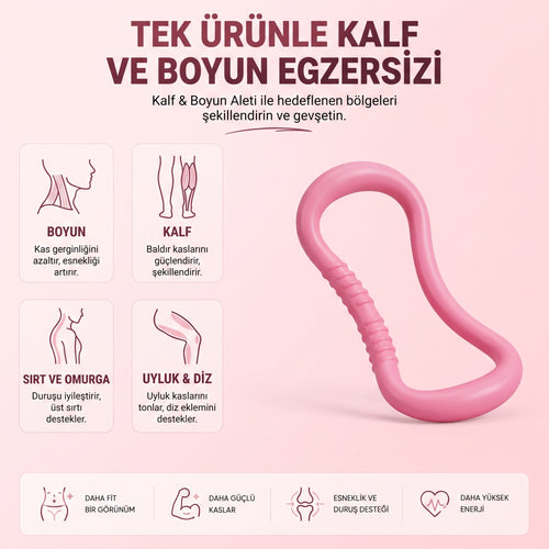 Pilates Egzersiz Halkası | Esneme ve Kas Çalıştırma Aleti